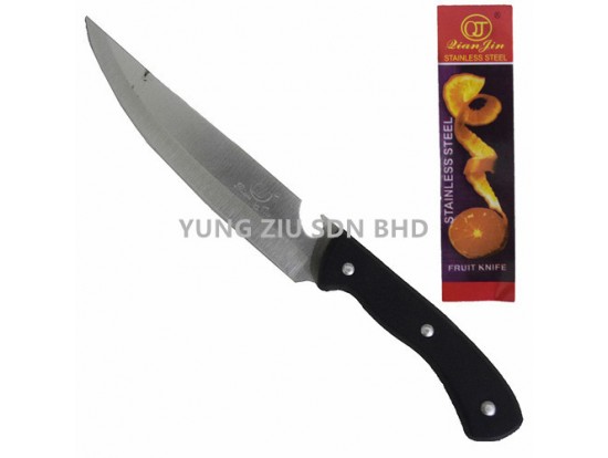 6^POINTED BLACK HANDLE KNIFE(QIANJIN)